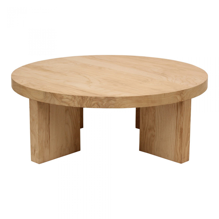 Portland Round Coffee Table Blonde