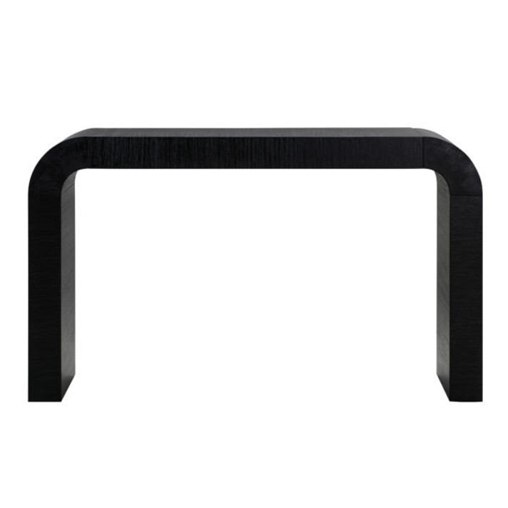 Hump Console Table, Black