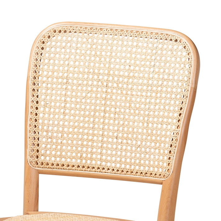 Nylah Rattan Weave Dining Chair, Set of 2