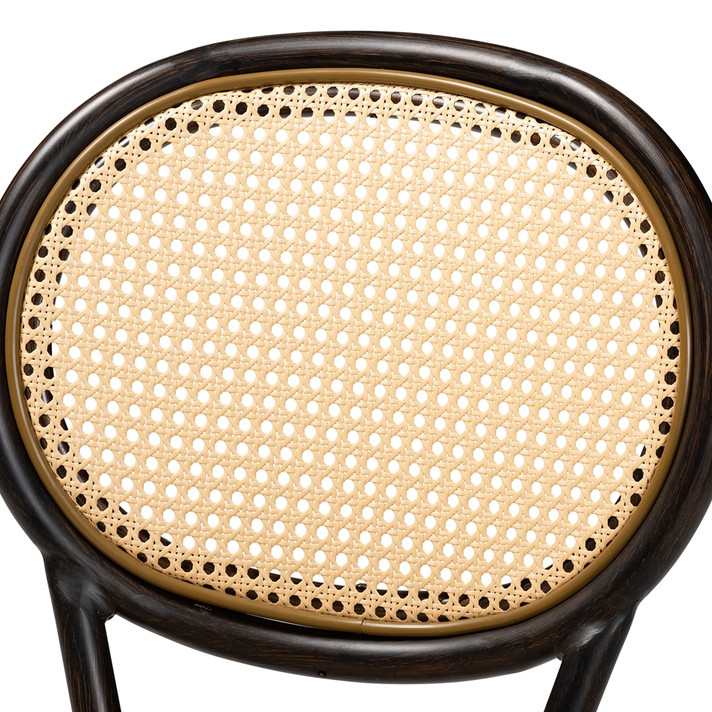 Malia Rattan Weave Dining Chair, Set of 2