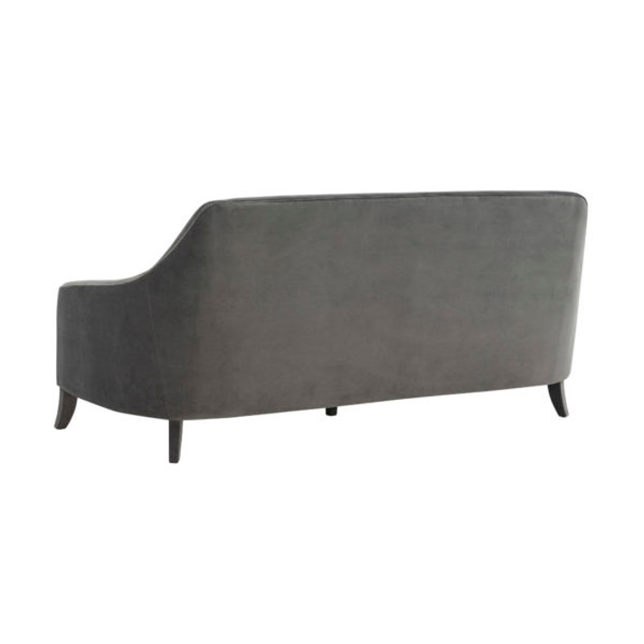 Nemaha Gray Velvet Sofa