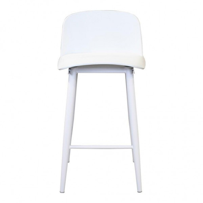 Loopy Counter Stool, White