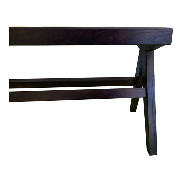 Jeanneret Design Bench, Dark Brown