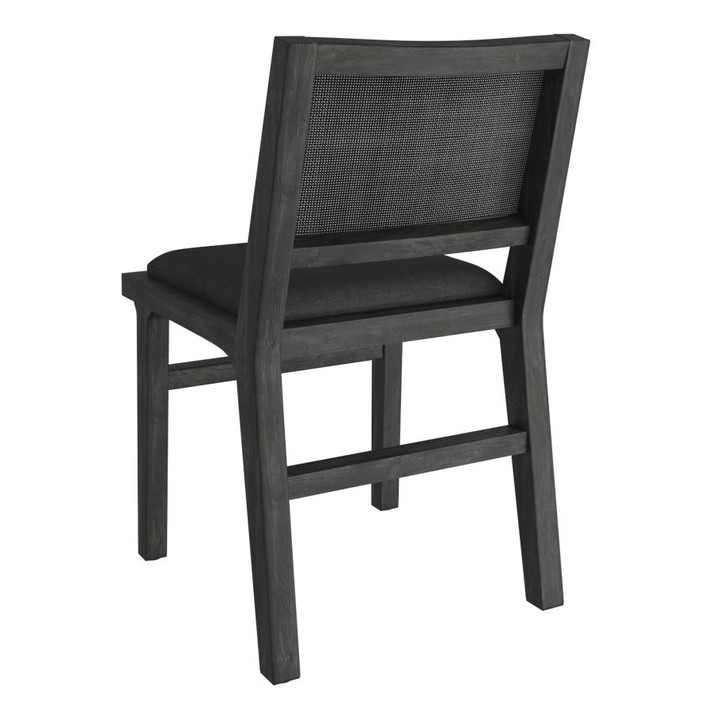 Christin Side Chair, Set of 2 in Charcoal