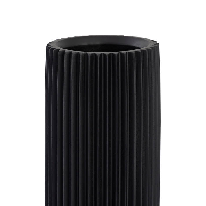 Clarisse Black Concrete Table Vase