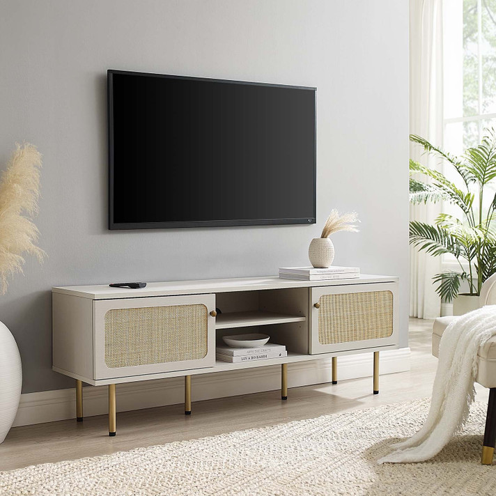 Cami 60" TV Stand, White