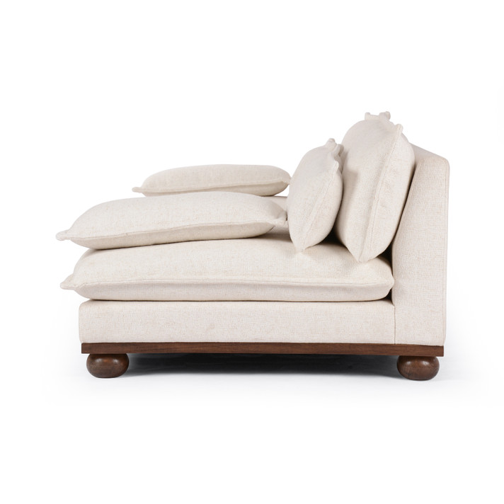 Lethalto 95" Armless Sofa, Omari Natural