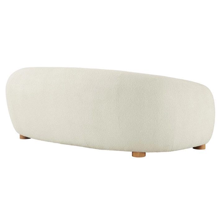 Polar Bear Sofa, Ivory Boucle