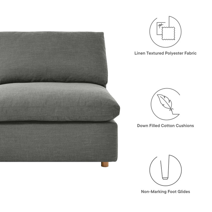 Crux Movie Night Sofa Sectional, Gray