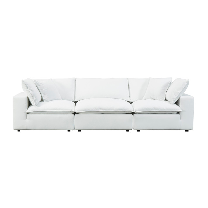 Malibu Modular 3 Piece Sofa, Pearl