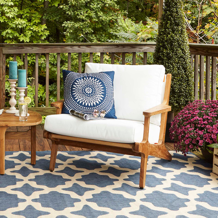 Summand Outdoor Patio Teak Armchair