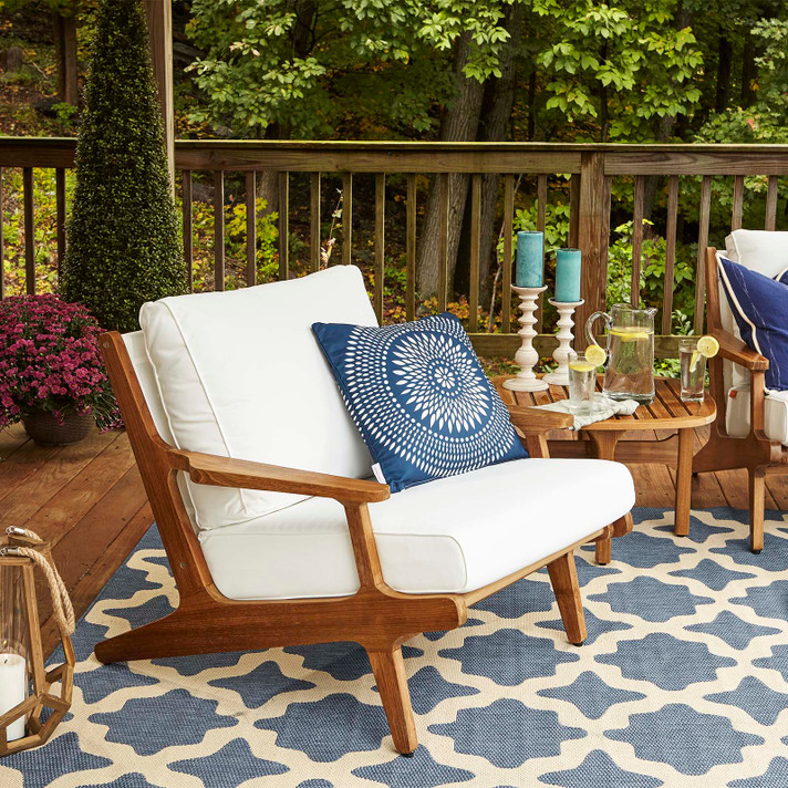 Summand Outdoor Patio Teak Armchair