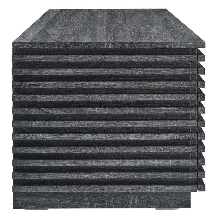 Frank Lloyd Storage Bench, Charcoal