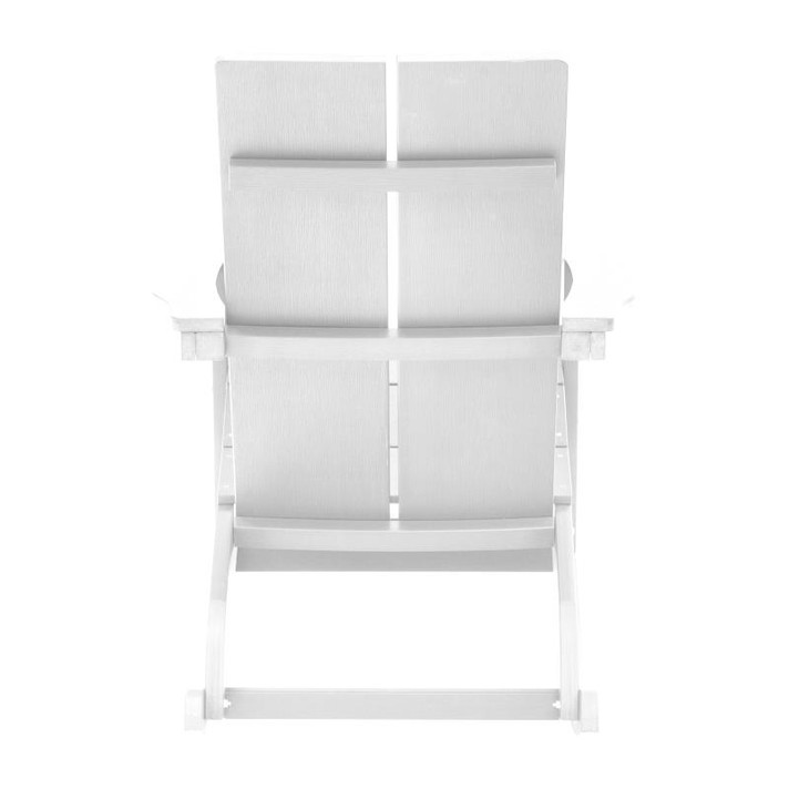 Commander All-Weather Poly Resin Wood Adirondack Rocking Chair