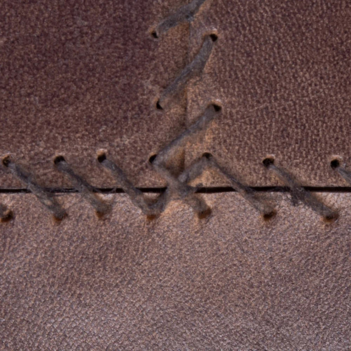 Cobbler Pouf Gray Leather