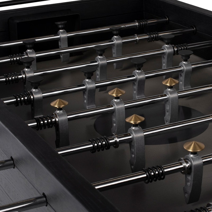 Foosball Game Table, Ebony