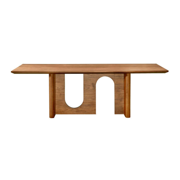 Structural Walnut Rectangular Dining Table