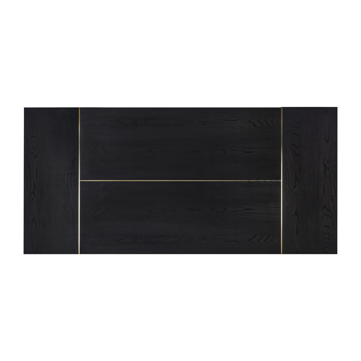 Shemar Black Ash Rectangular Dining Table