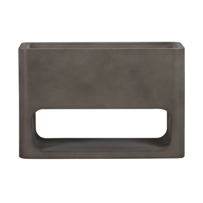 Gladstone Planter, Grey Concrete