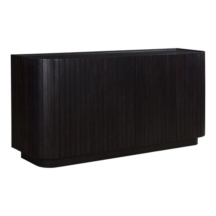 Provera 4 Door Sideboard, Black