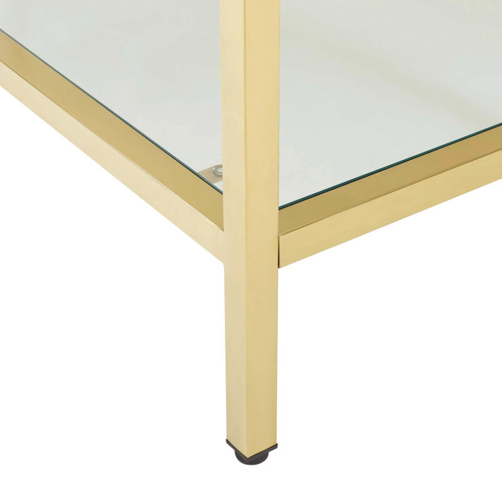 Kingston 60" Gold Stainless Steel Bathroom Vanity