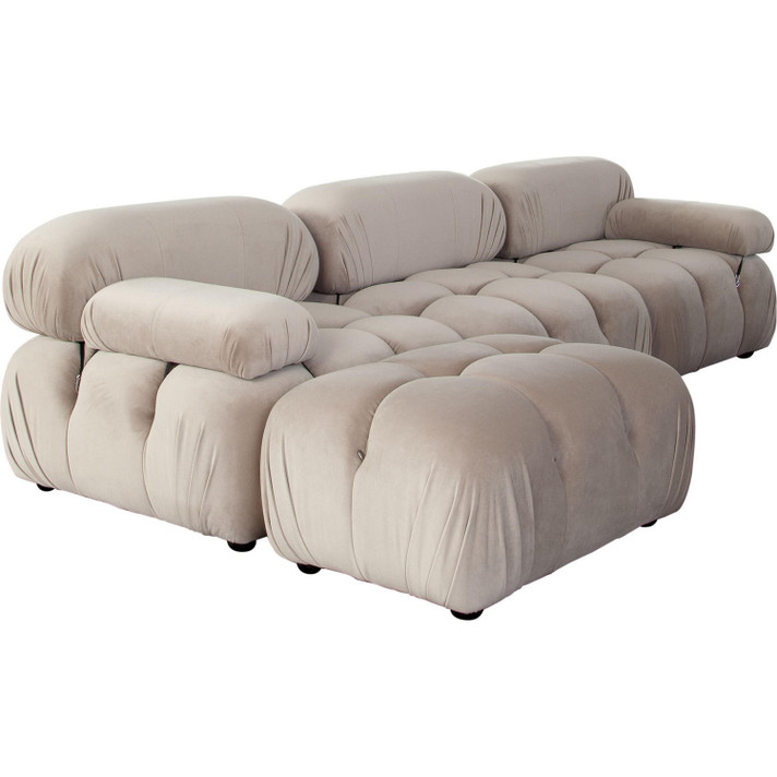 Paloma 4 Piece Modular Reversible Sectional Sofa