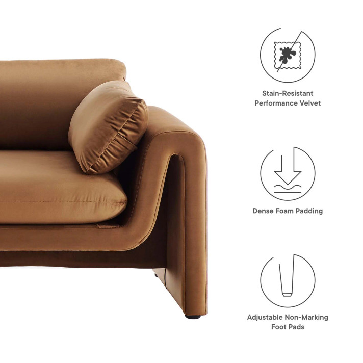 Cyma Performance Velvet Sofa