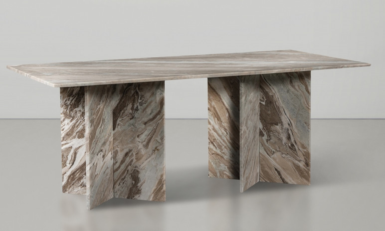 Veneto 78" Marble Dining Table