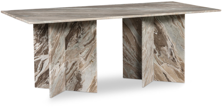 Veneto 78" Marble Dining Table