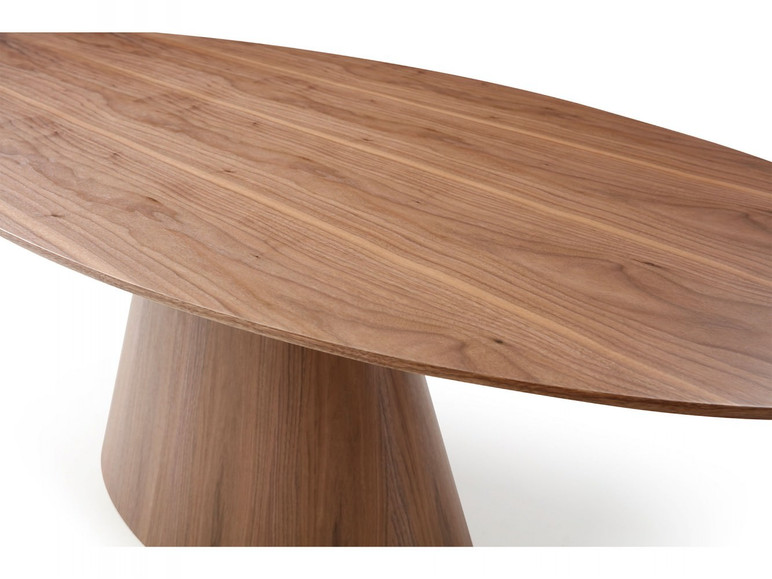 Kiera Dining Table Walnut, Oval