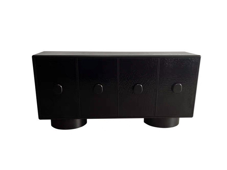 Calico Black Wave Glass Buffet Calico Black Wave Glass Buffet