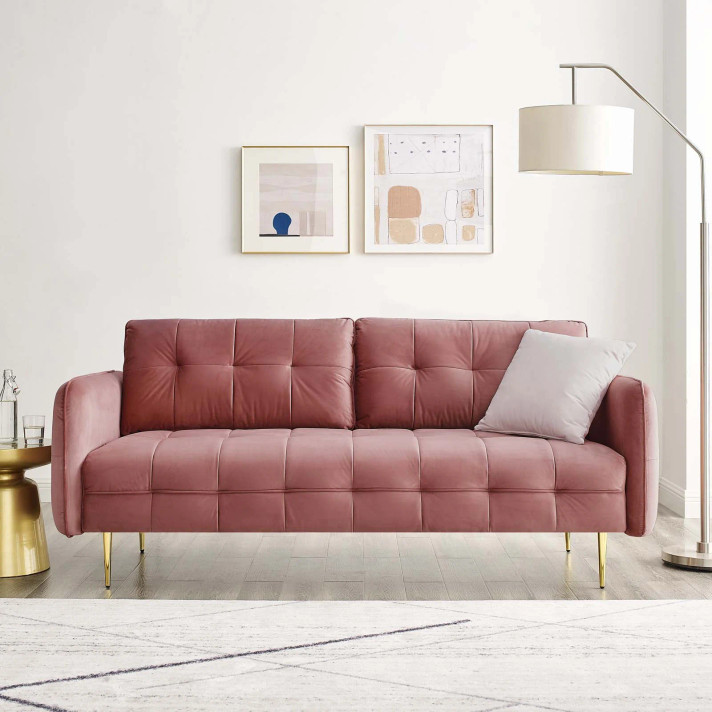 Camden Performance Velvet Sofa