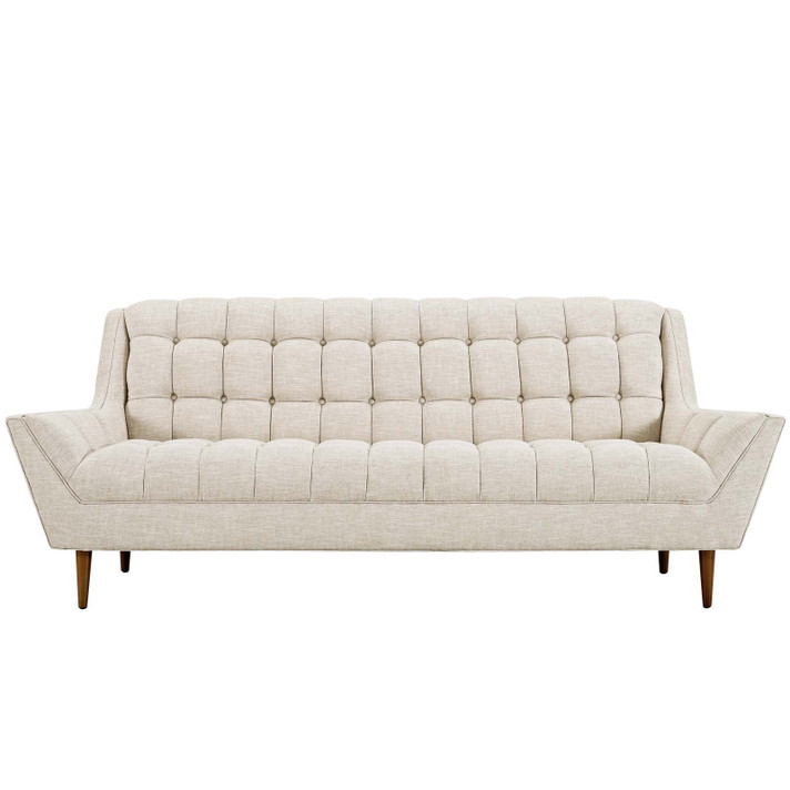 Realm Upholstered Fabric Sofa, Beige