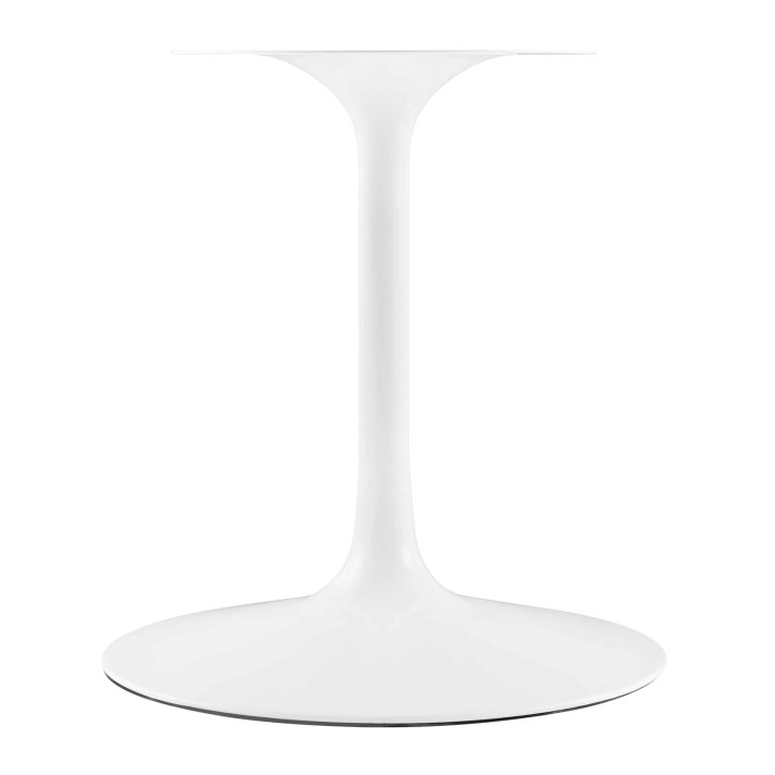 Pedestal Design 60" Oval White Wood Dining Table