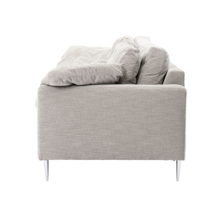 Vitari Textured Fabric Lounge Sofa