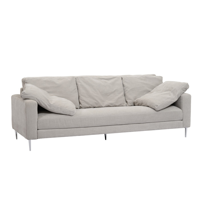 Vitari Textured Fabric Lounge Sofa