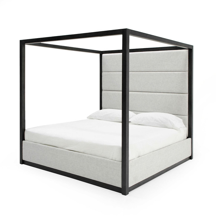 Chelsea Canopy Grey Bed
