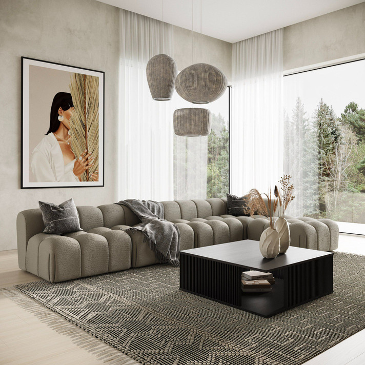 Javelin Grey Modular Sectional Sofa