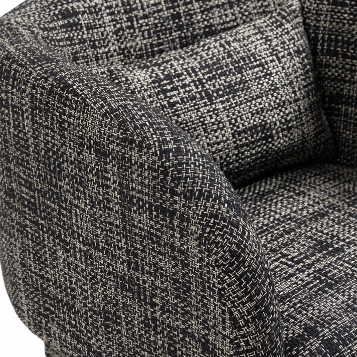 Siracha Weaved Fabric Accent Chair