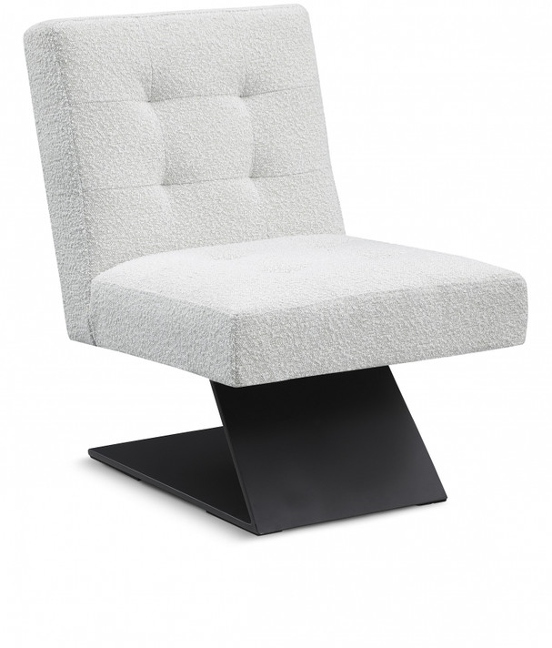 Zenobia Boucle Fabric Accent Chair
