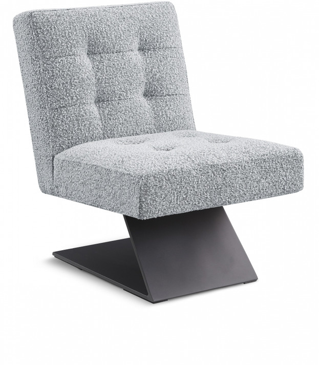 Zenobia Boucle Fabric Accent Chair