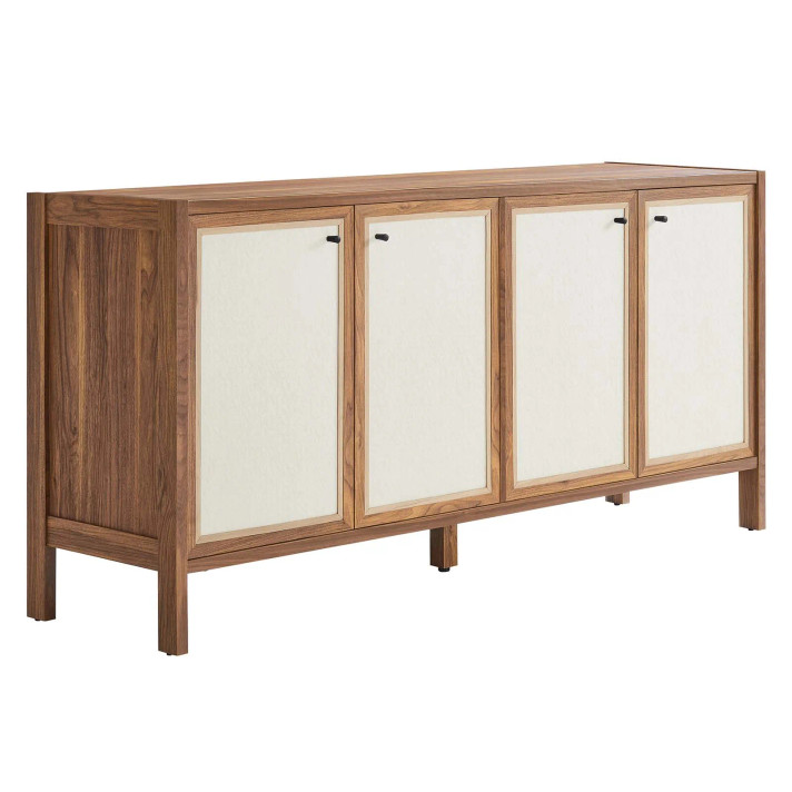 Covert 65" Wood Grain Sideboard Storage Cabinet