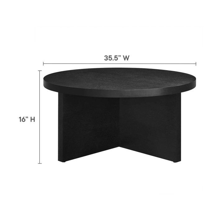 Salvo Round Wood Coffee Table