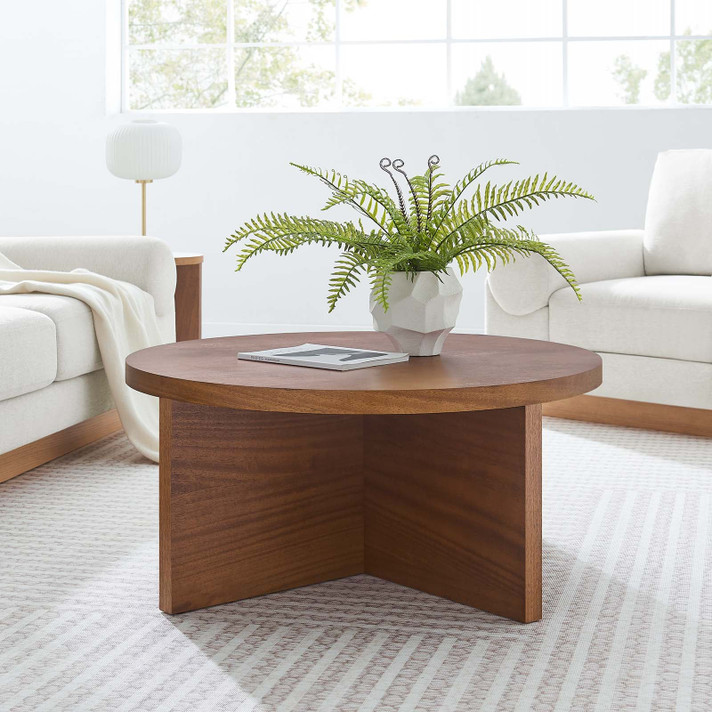 Salvo Round Wood Coffee Table