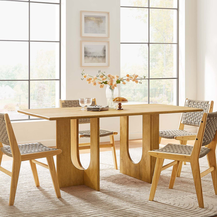 Revival Rectangular 70" Wood Dining Table