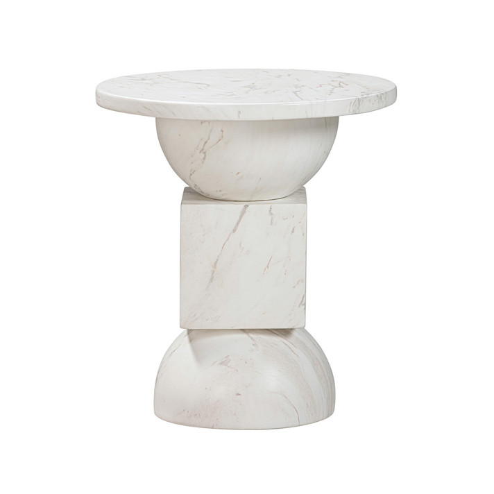 VIP Marble Print Indoor / Outdoor Side Table