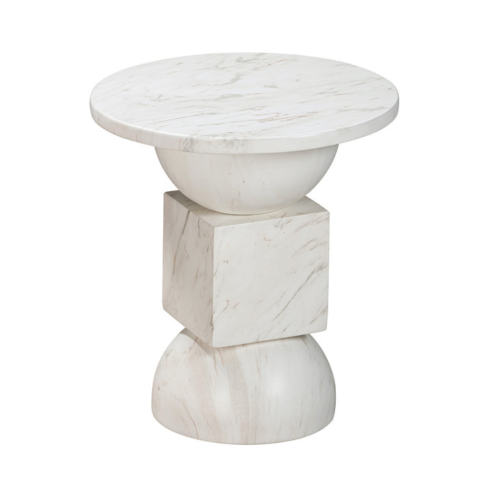 VIP Marble Print Indoor / Outdoor Side Table