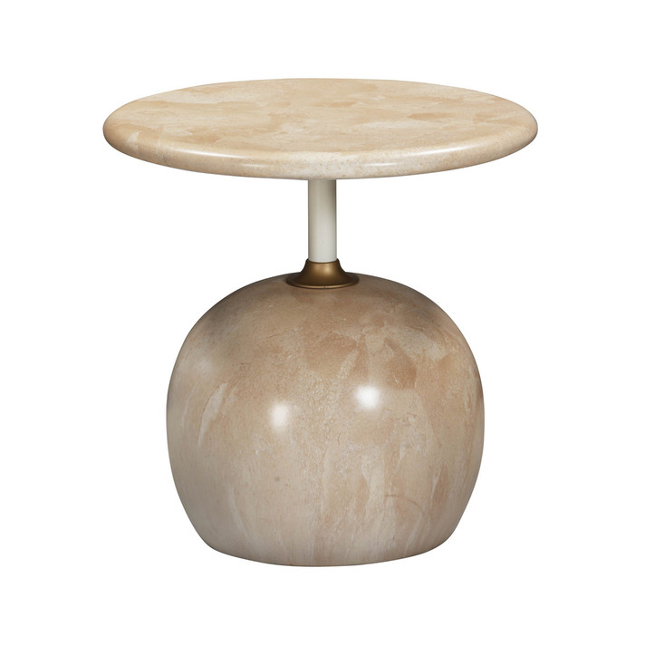 Mimi Rose Faux Marble Side Table