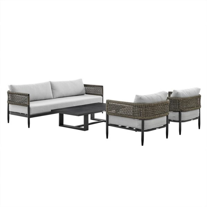 Ajaria 4 Piece Outdoor Conversation Set