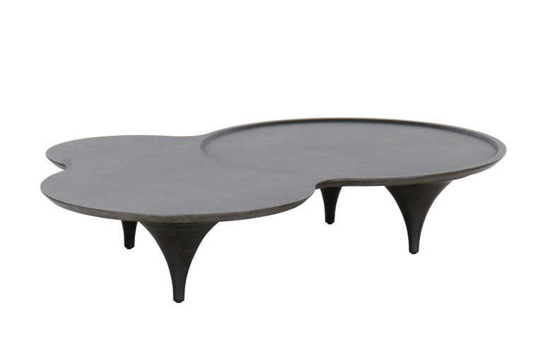 Behala Free Form Dark Ash Coffee Table